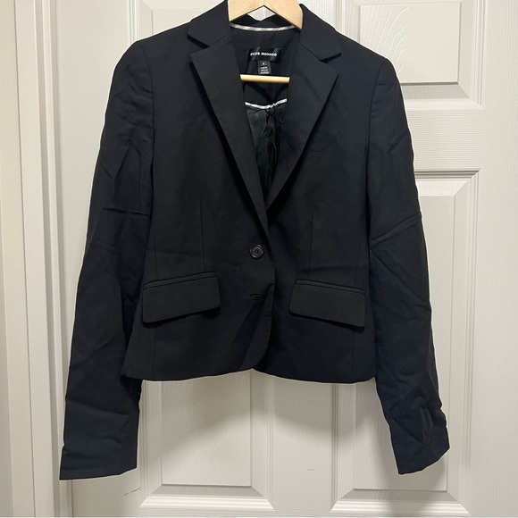 Black classic fitted Club Monaco blazer - Picture 3 of 6